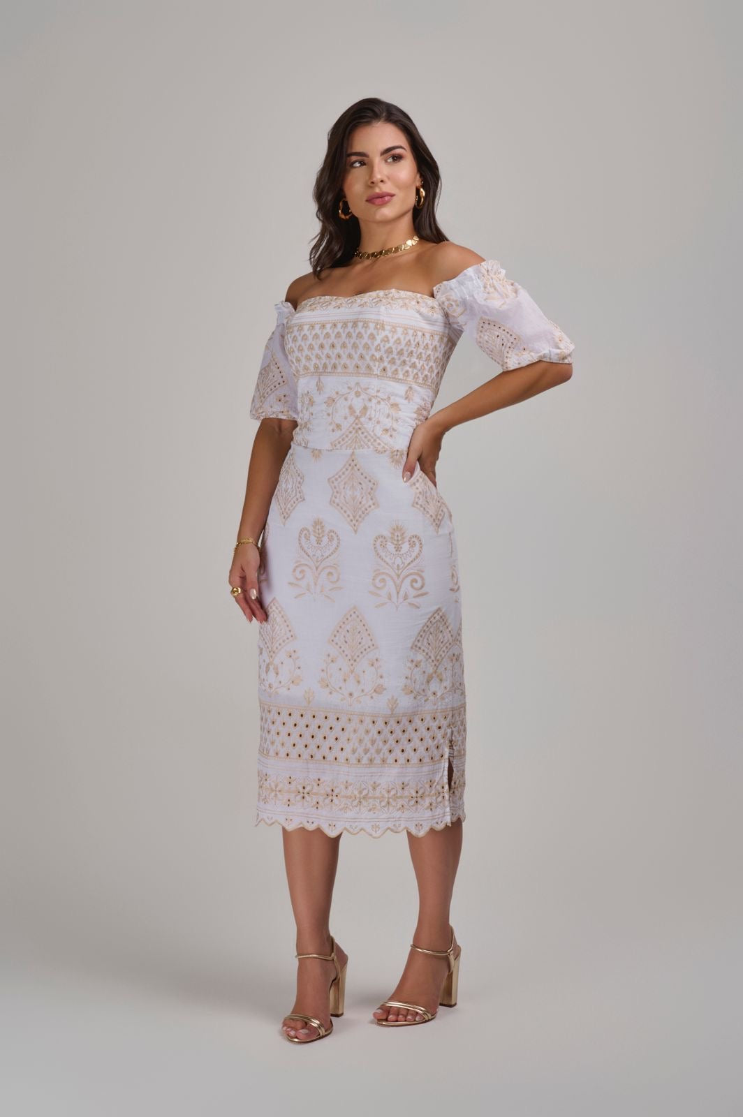 Lace Midi Dress