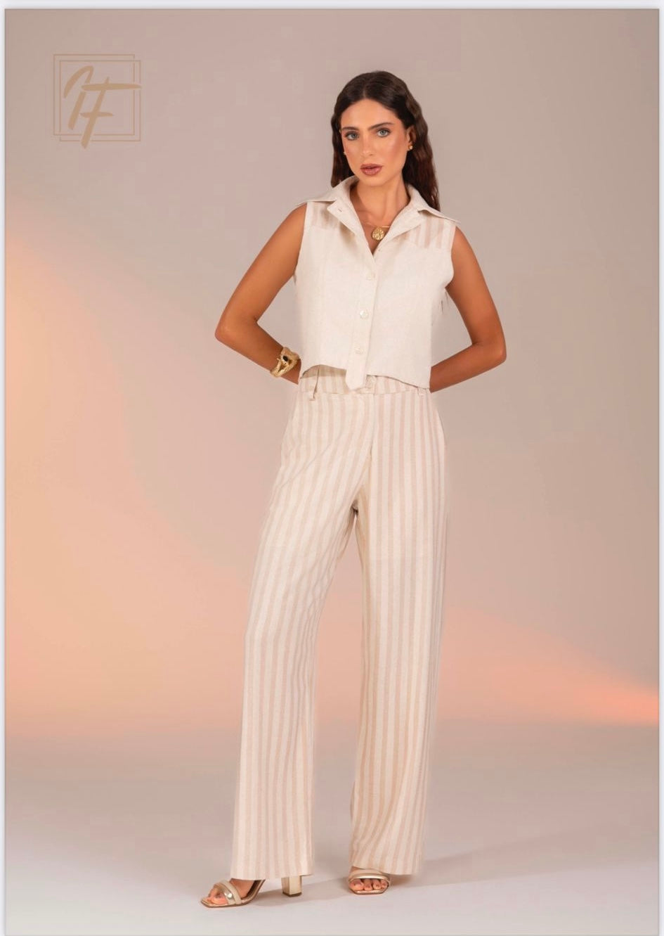 Linen Set – Striped