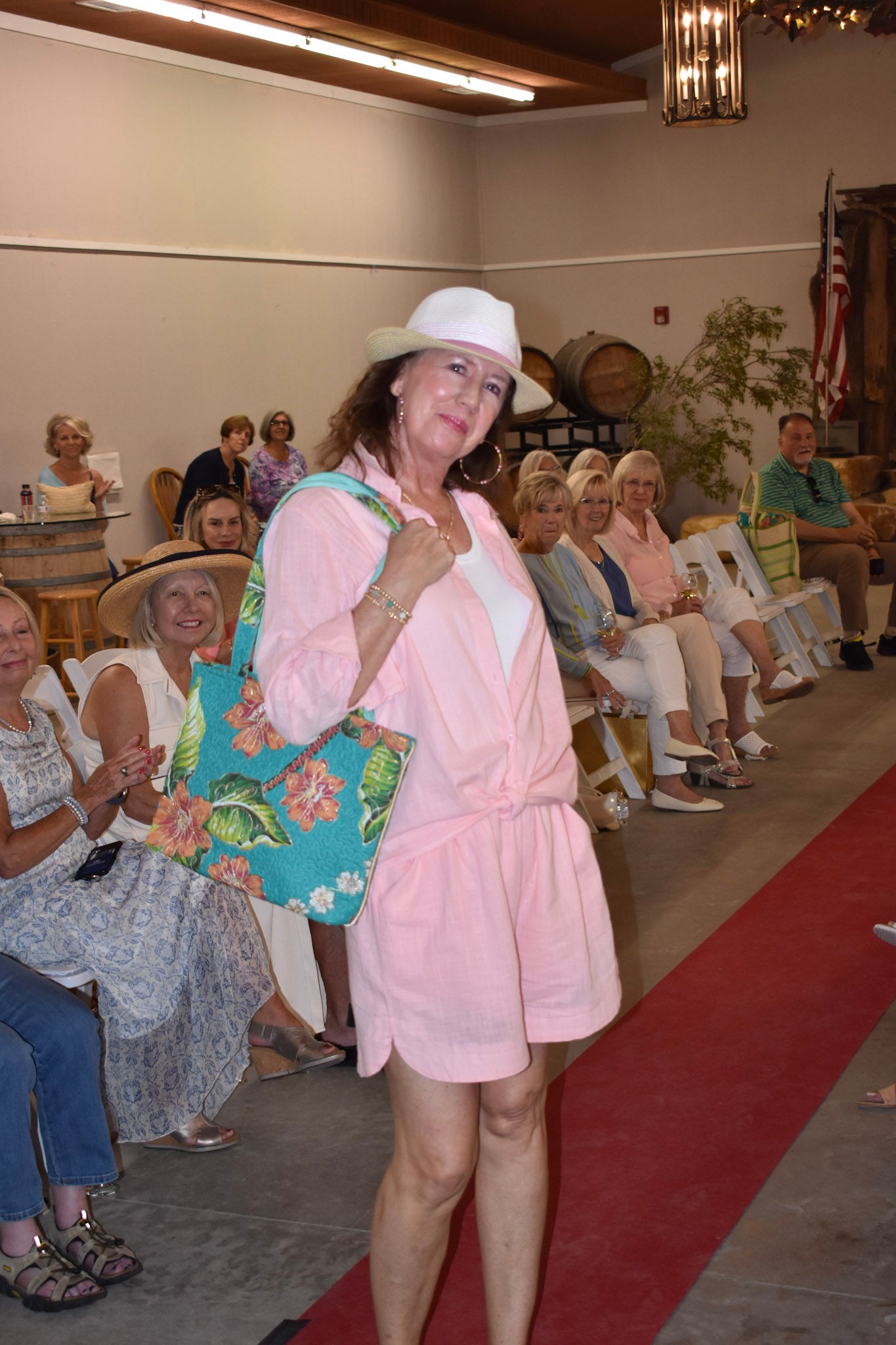 Linen shorts set