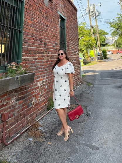 Embroidery Linen Dress