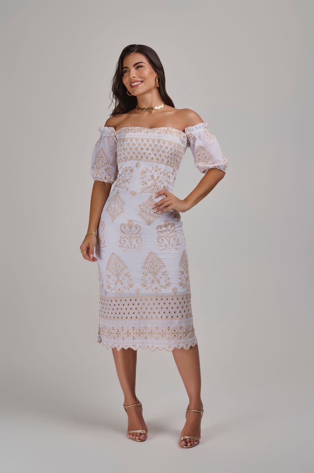 Lace Midi Dress