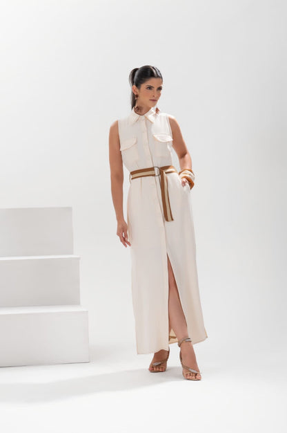 Long Chemise with Belt