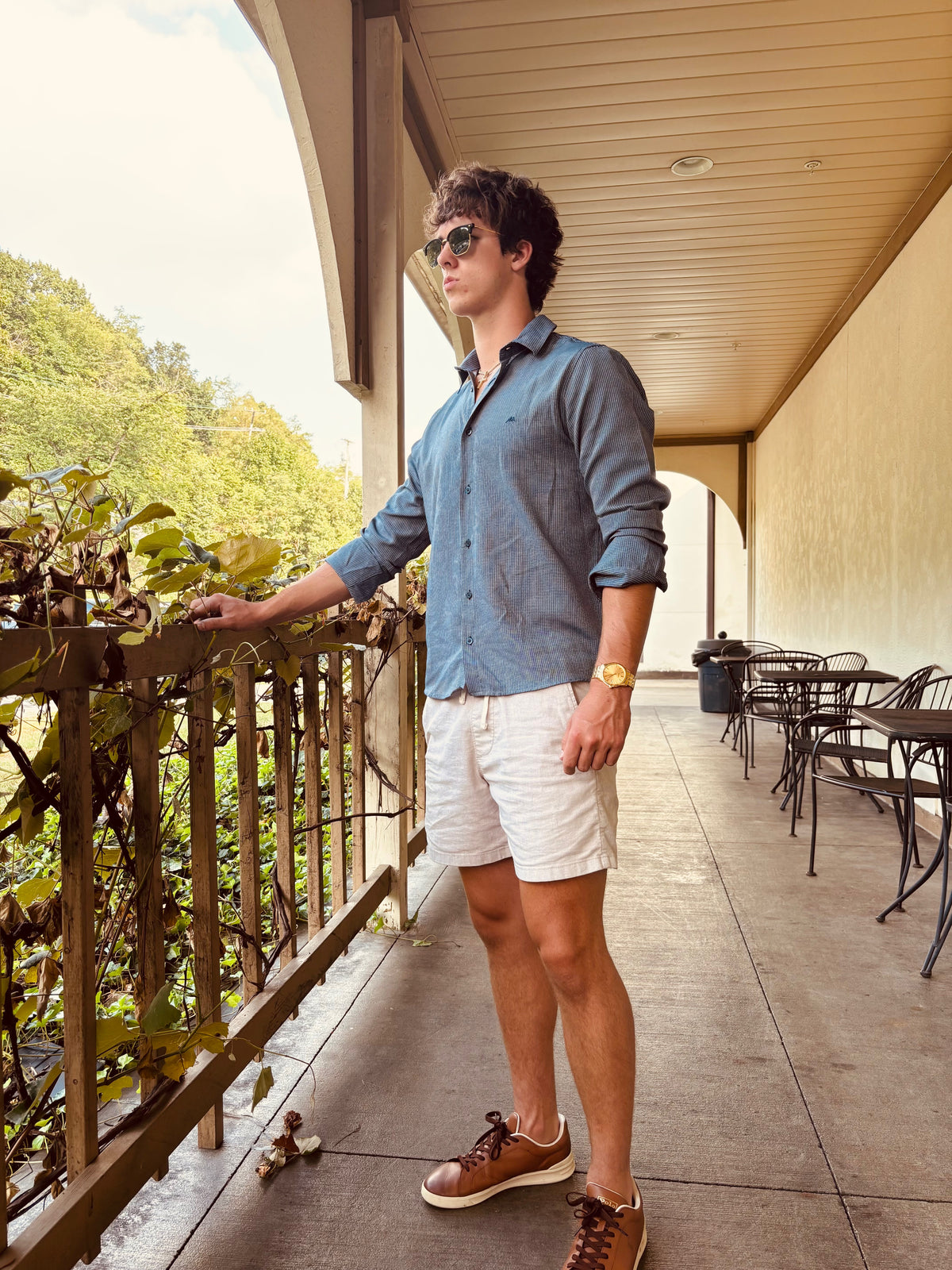 Men’s Stripe long Sleeve Shirt