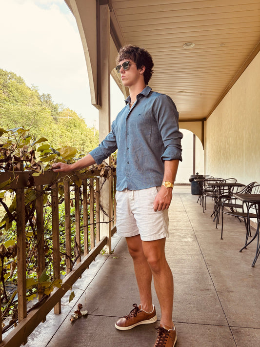 Men’s Stripe long Sleeve Shirt