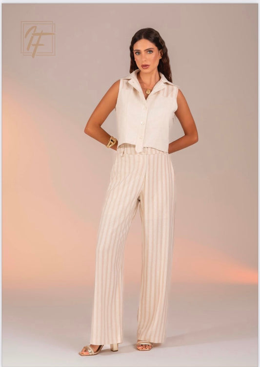 Linen Set – Striped