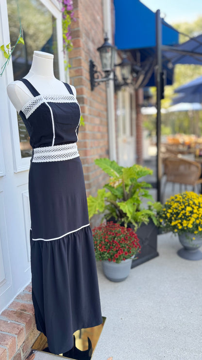 Skirt Set with Lace Detail