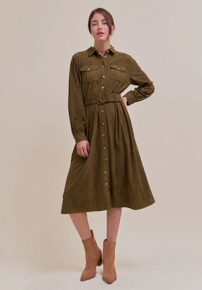 Dressy Suede with Belt