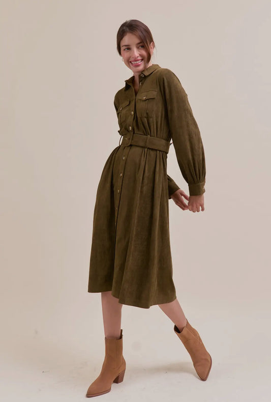 Dressy Suede with Belt